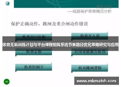 体育无氧训练计划与平台课程矩阵系统节奏路径优化策略研究与应用